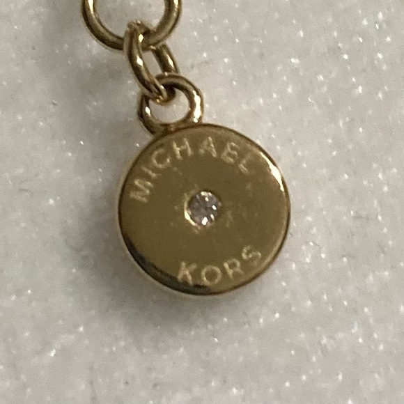 Michael Kors Tortoise Shell Gold Large Statement Necklace - Picture 5 of 7